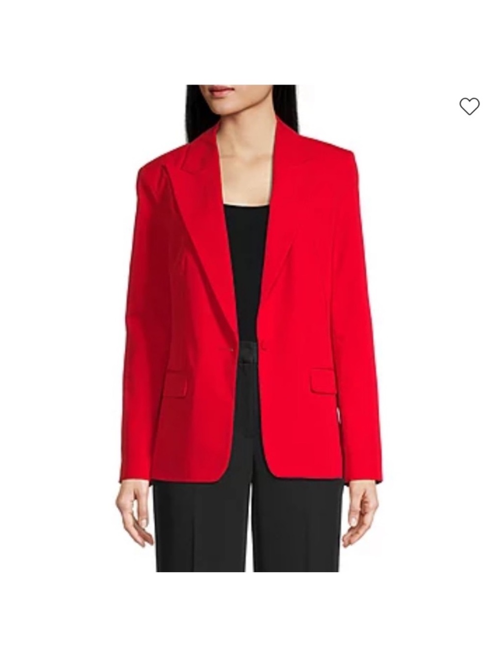 Worthington Red Tailored Blazer Jacket